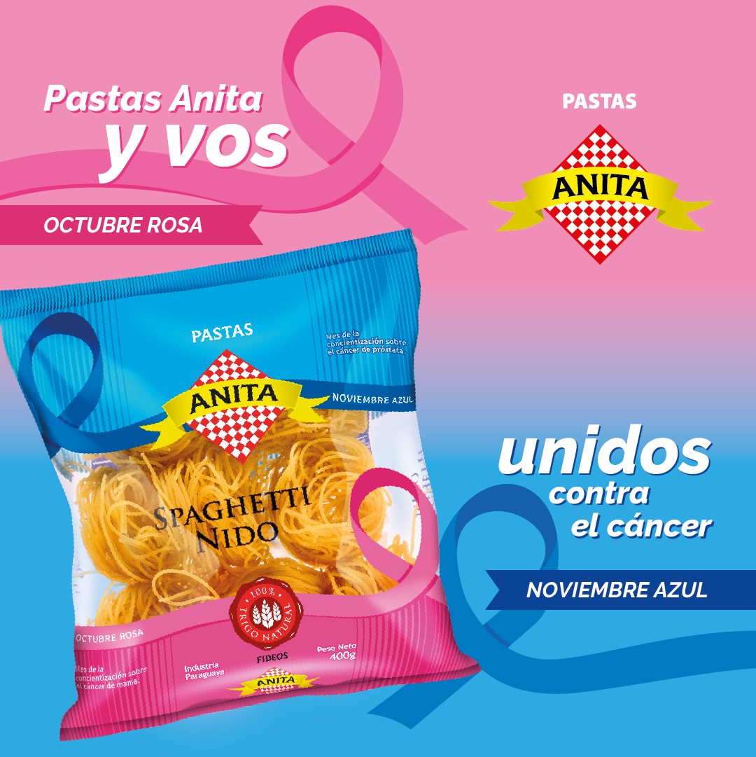 Pastas Anita se suma a la campaña de generar conciencia sobre el cáncer