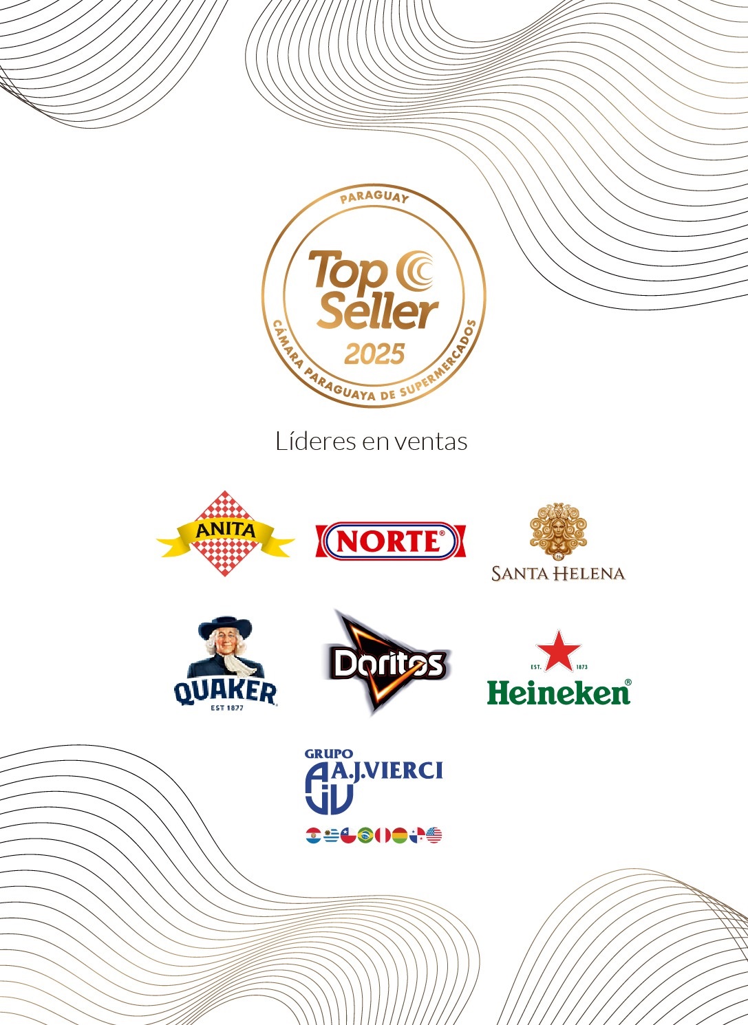 Grupo Vierci y BDP lideran en varias categorías en los premios Top Seller 2025