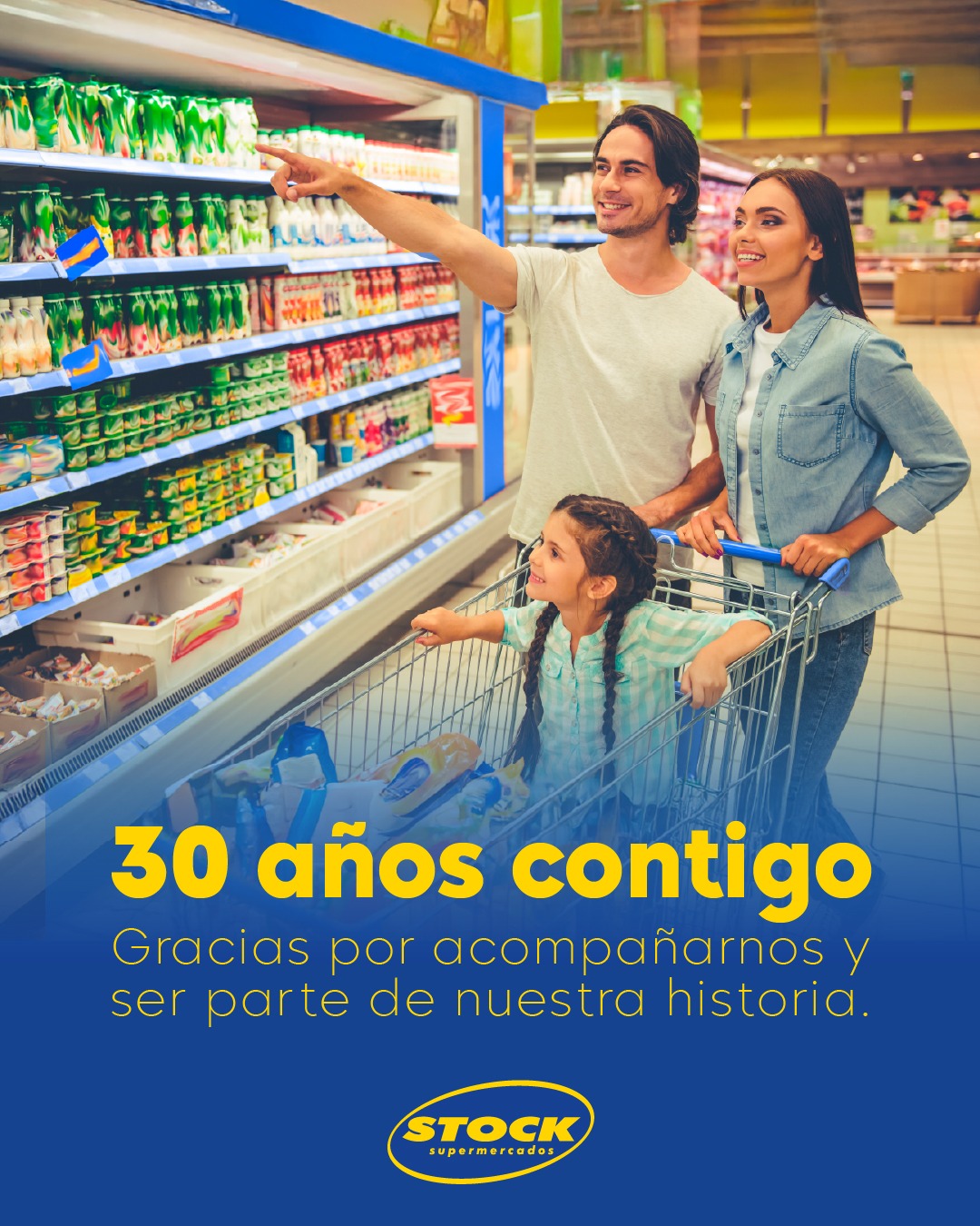 Supermercados Stock celebra 30 años de historia, crecimiento y compromiso con el país