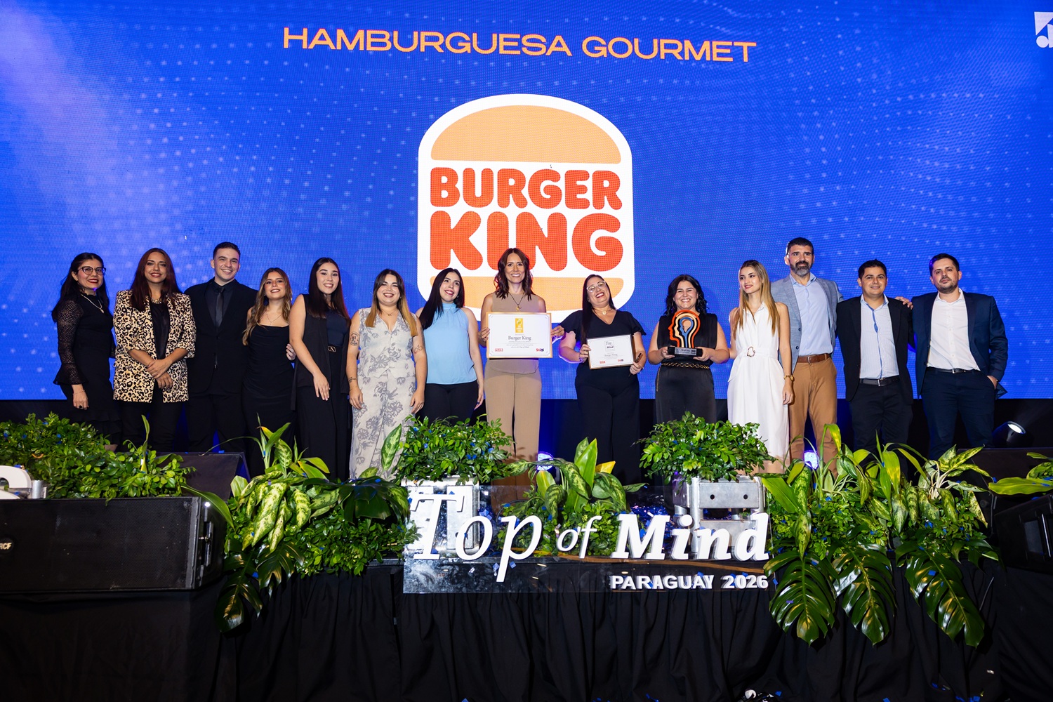 Burger King se consagra como la marca líder en el Top of Mind Paraguay 2026